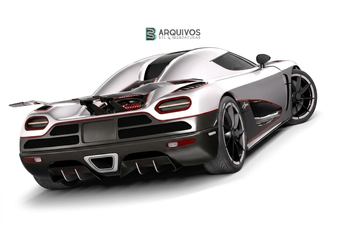 Modelo 3D STL - Koenigsegg Agera R 2012 — foto 5